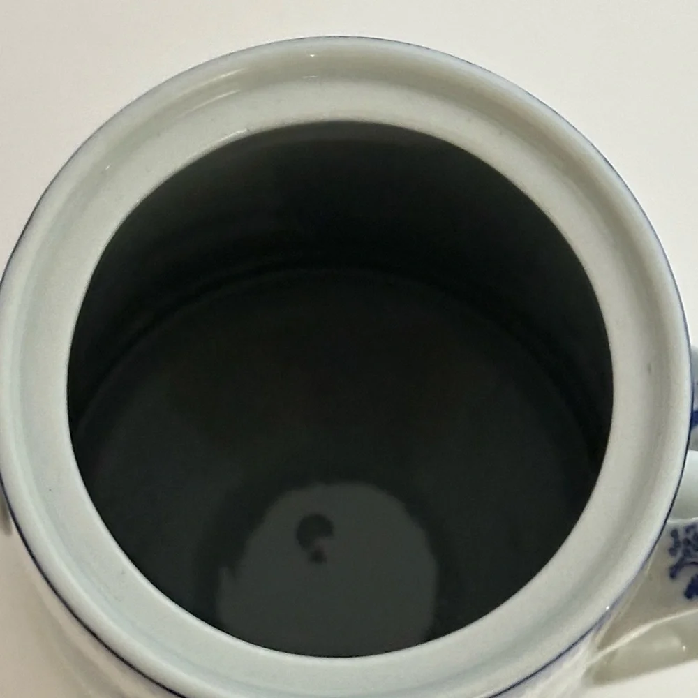 Spode Fitzhugh Blue & White Coffee Pot - Picture 4 of 8